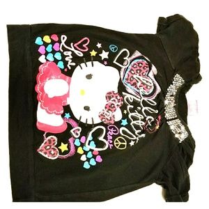 Black Hello kitty shirt